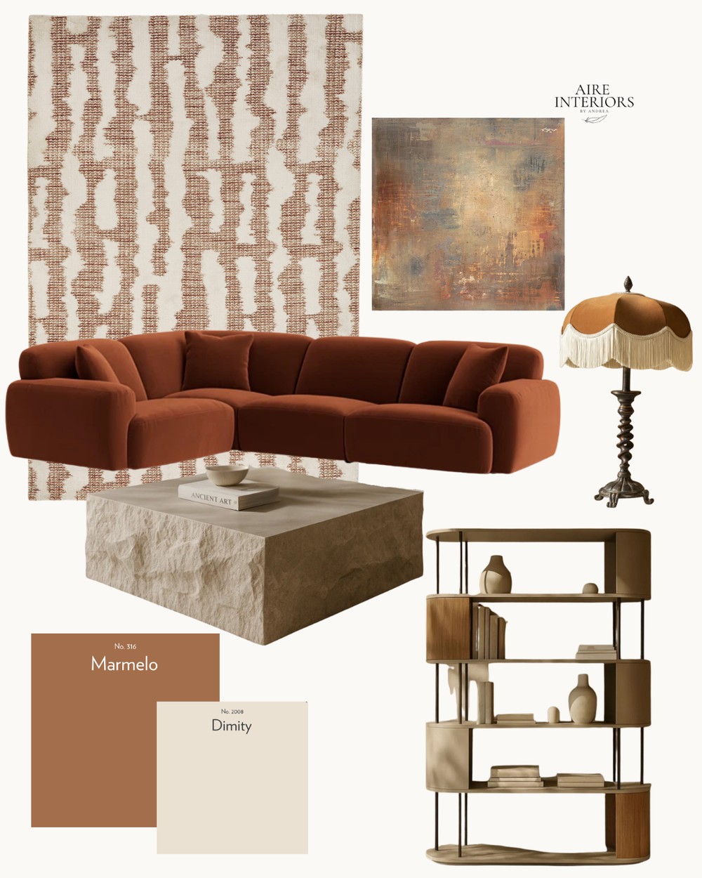 Marmelo moodboard by Aire Interiors